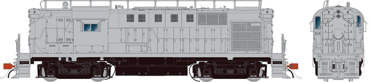 Rapido Trains 31049 HO Undecorated (PRR Version) Alco RS-11 Diesel Locomotive