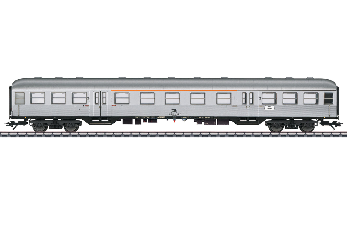 Marklin 43898 HO German Federal Railroad ABnrzb 704 1st & 2nd Commuter 3-Rail