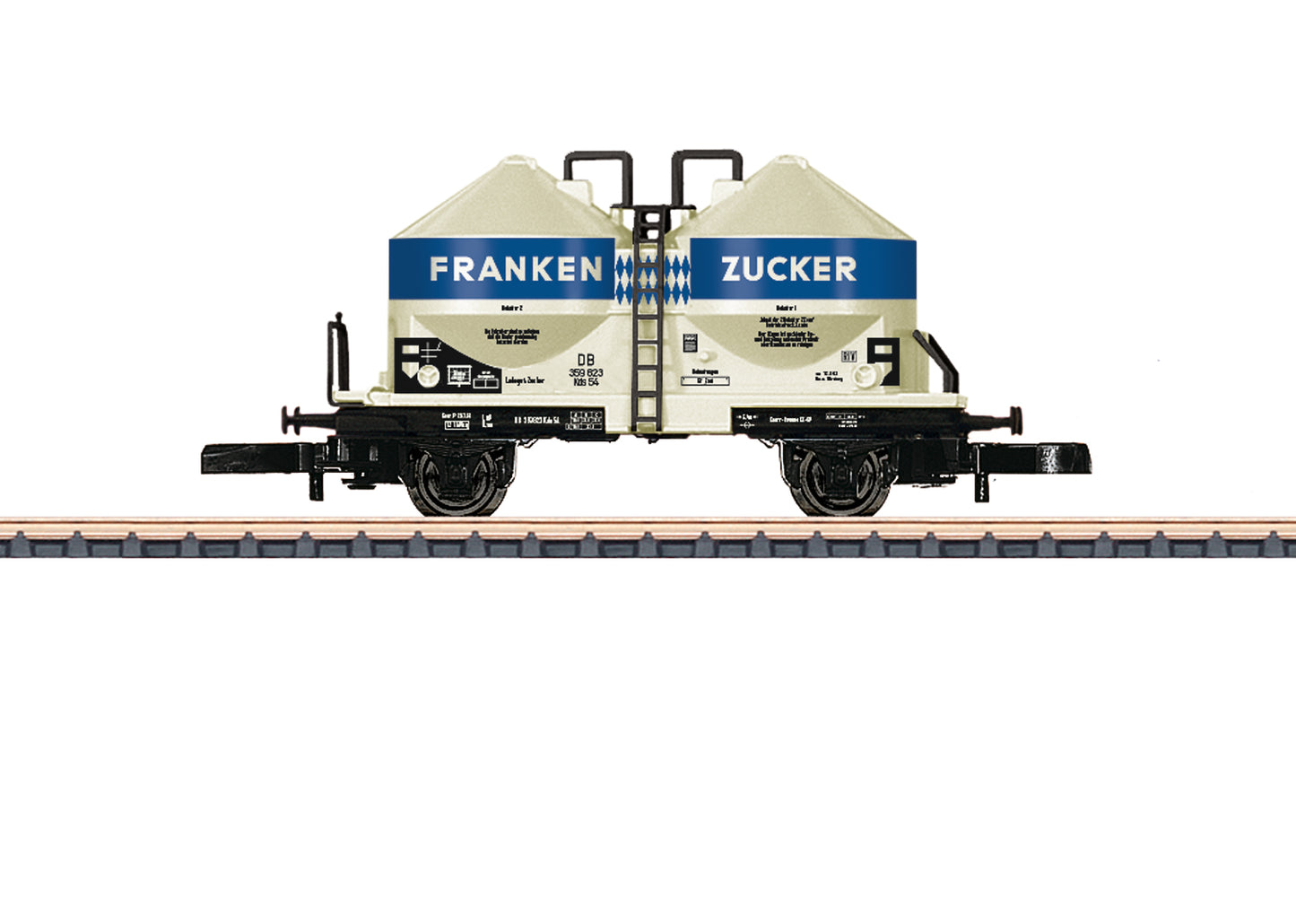 Marklin 86667 Z DB Frankerzucker Silo Container Car