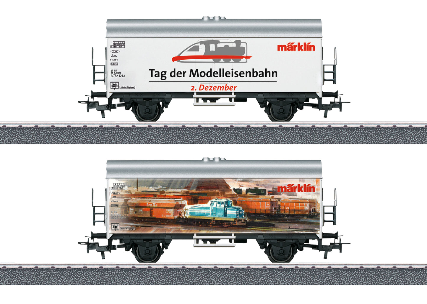 Marklin 44260 HO 2019 International Model RR Day Refrigerator Car 3-Rail RTR
