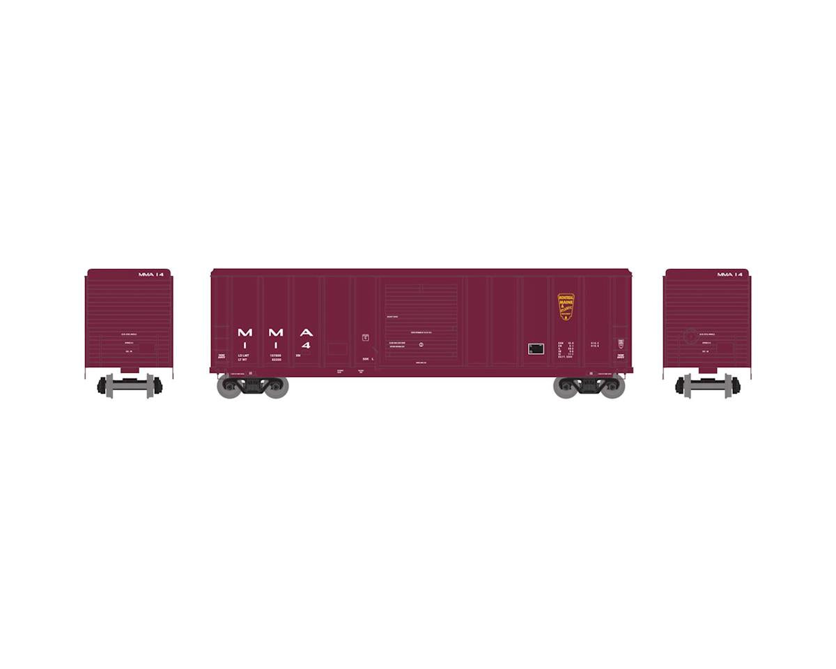 Athearn 28244 HO Montreal, Maine & Atlantic Railway RTR 50' PS 5344 Boxcar #114