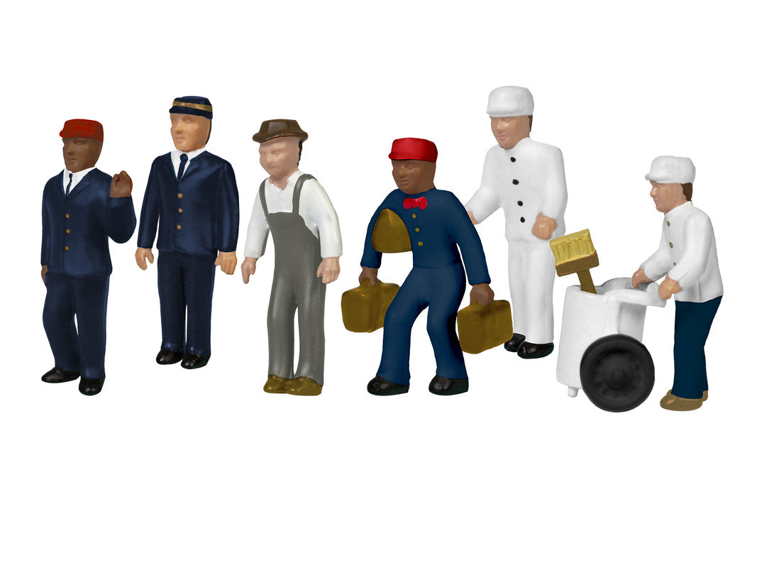 Lionel 1957130 HO Station Service Crew Figures (Set of 6)