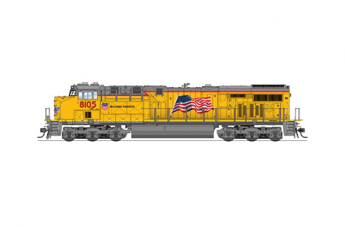 Broadway Limited 5875 HO Union Pacific GE ES44AC Diesel Loco Sound/DCC #8109