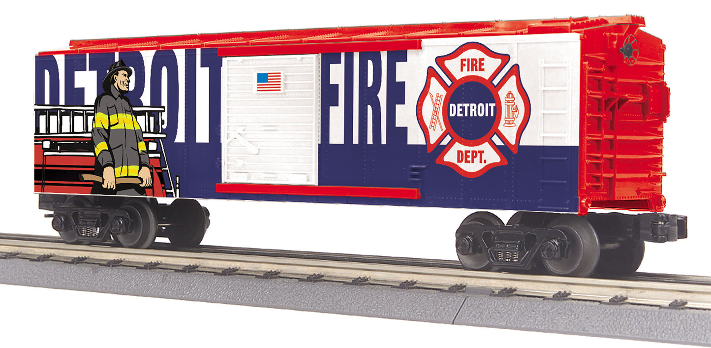 MTH 30-74995 O Detroit Fire Department Box Car