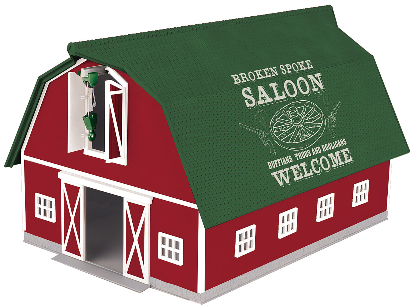 MTH 30-90602 O Broken Spoke Saloon Barn
