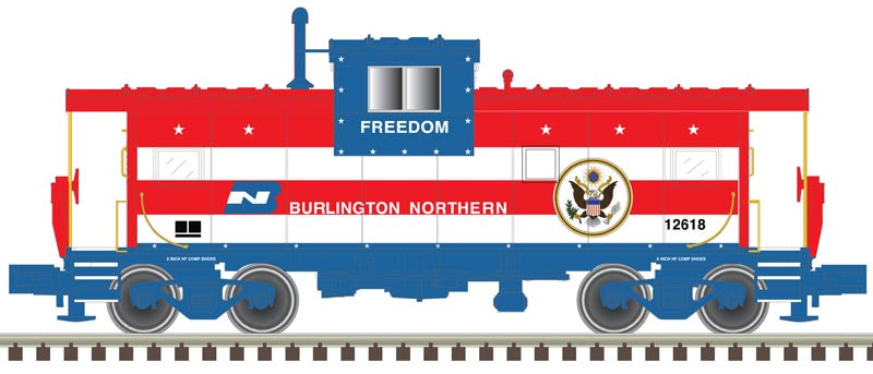 Atlas 20005023 HO Burlington Northern Extended Vision Caboose #12618