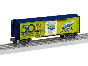 Lionel 6-85065 O Hot Wheels 50th Anniversary Boxcar