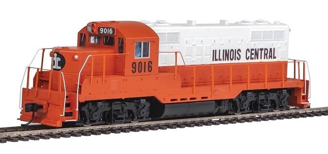 Walthers 910-20424 HO Illinois Central EMD GP9 Diesel Locomotive