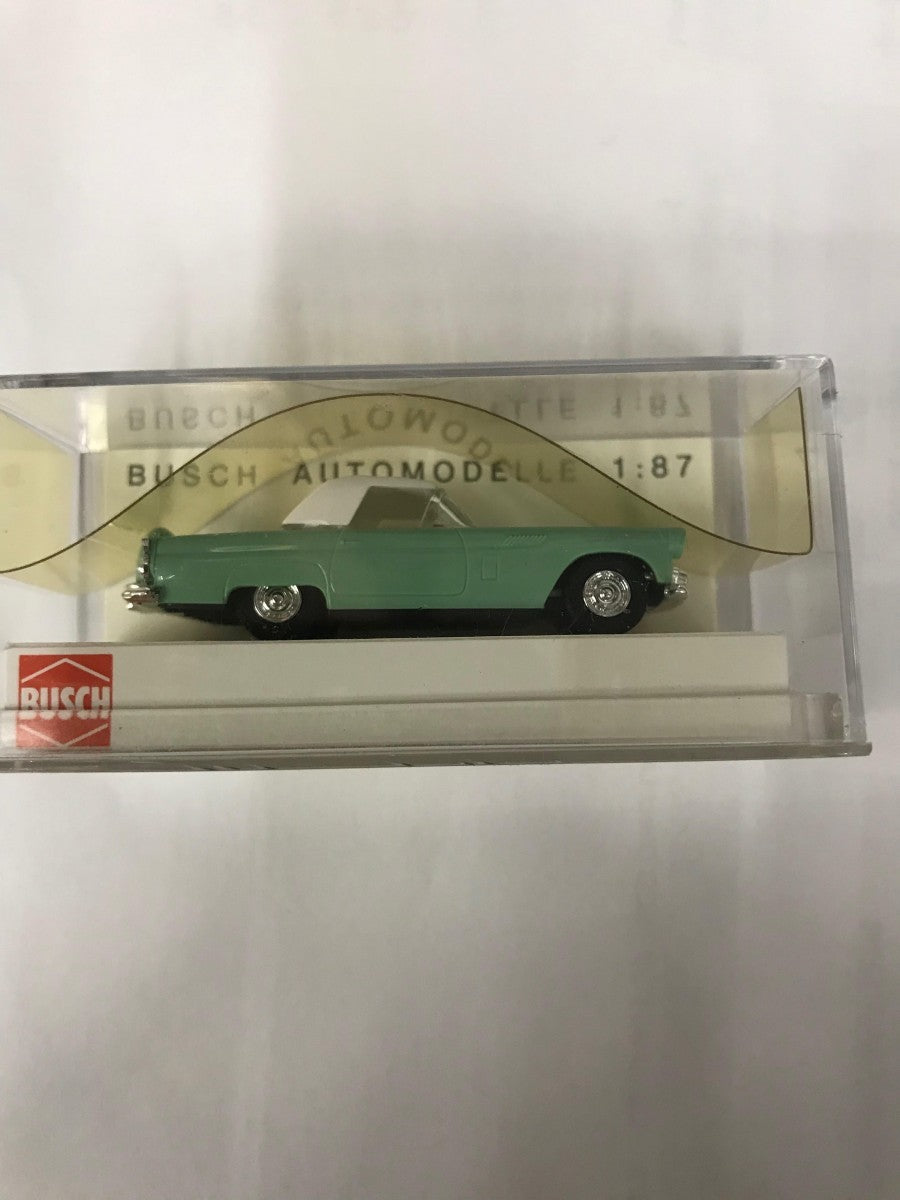 Busch 45203 HO '56 Thunderbird Convertible Aqua with White Top