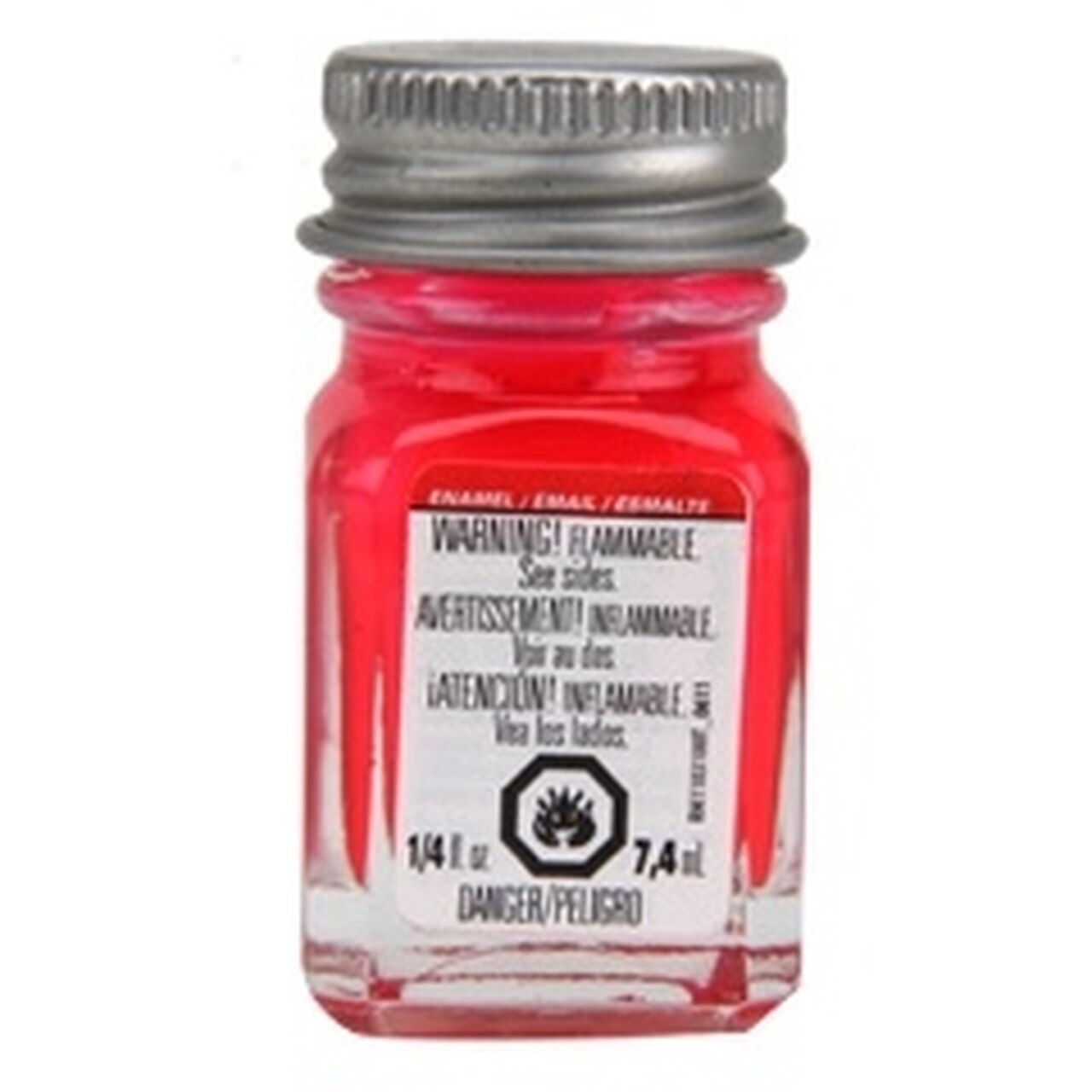 Testors 1178TT Pink Fluorescent Enamel Paint - 1/4 oz. Bottle