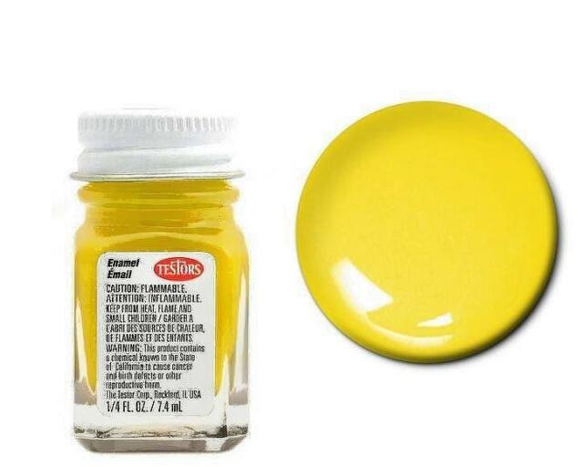 Testors 1191TT Sunflower Flat Enamel Paint - 1/4 oz. Bottle