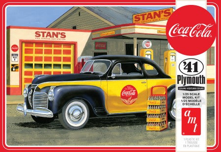 AMT 1197 1:25 Coca-Cola Plymouth Coupe Car Model Car Kit