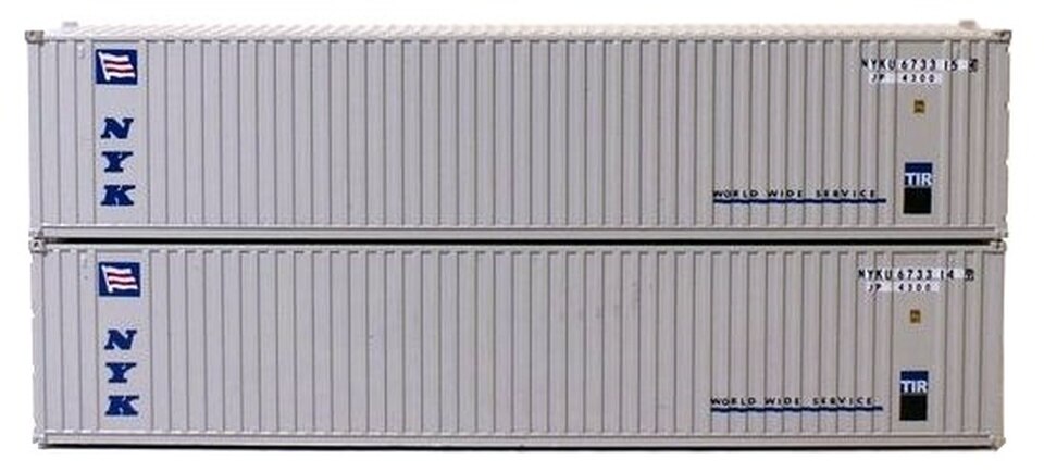 JTC Model Trains 405606 N NYK 40' Standard C.S. Container (Pack of