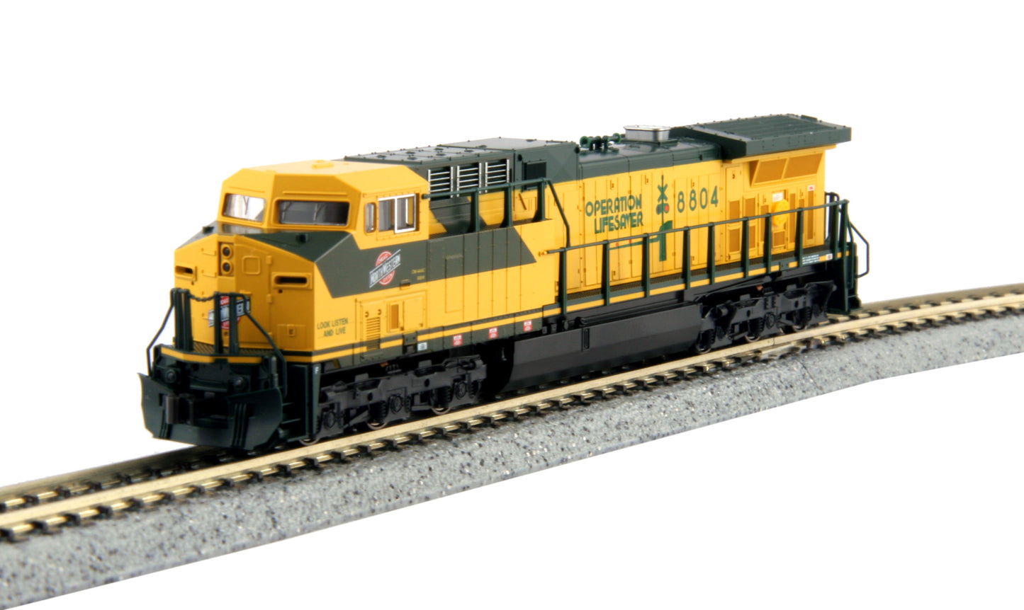Kato 176-7035-DCC N C&NW AC440CW Diesel Locomotive with DCC #8804