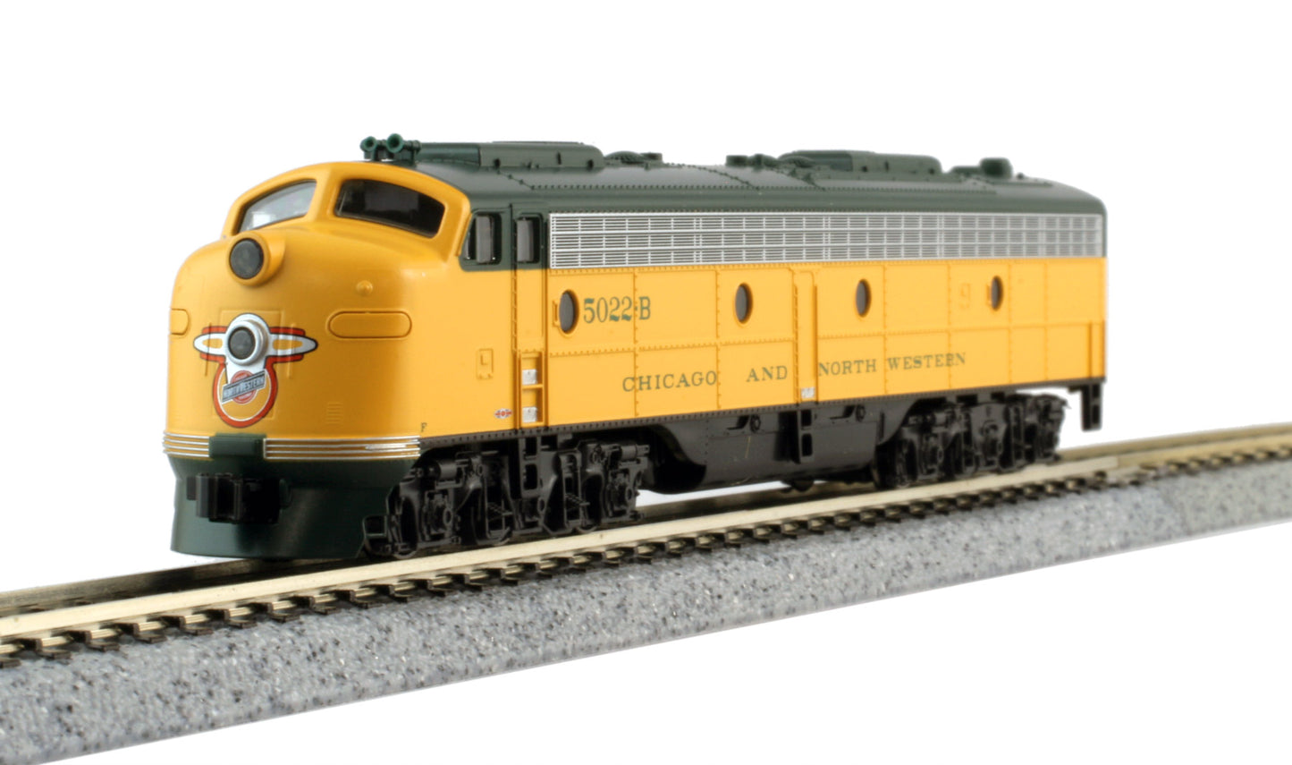 Kato 176-5365-DCC N Chicago & North Western EMD E8A Diesel Locomotive #5022-B
