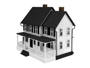Lionel 1930380 O Built Up Fraser House Includes Peel & Led Light