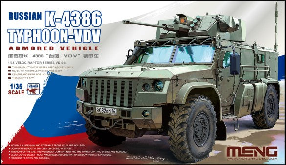 Meng Models VS-014 1:35 Russian K4386 Typhoon-VDV Military Vehicle Model Kit