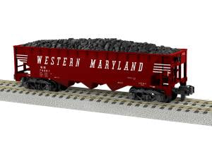 American Flyer 2019144 S Western Maryland 3-Bay Hopper Car #70881