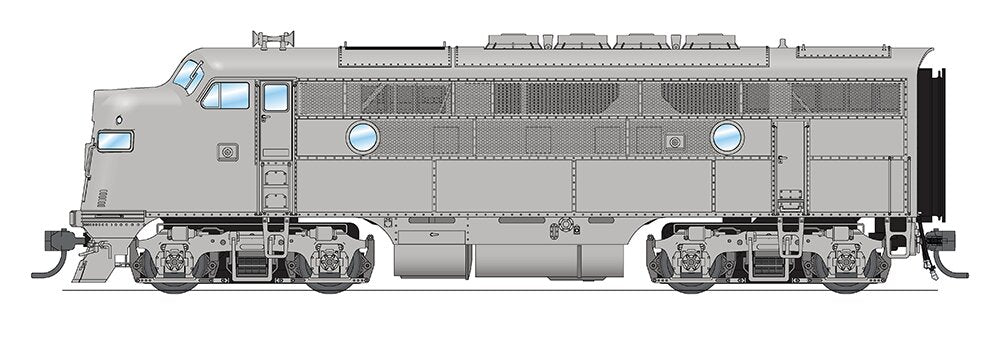 Broadway Limited 4838 HO Undecorated EMD F3A Diesel Locomotive Sound/DCC