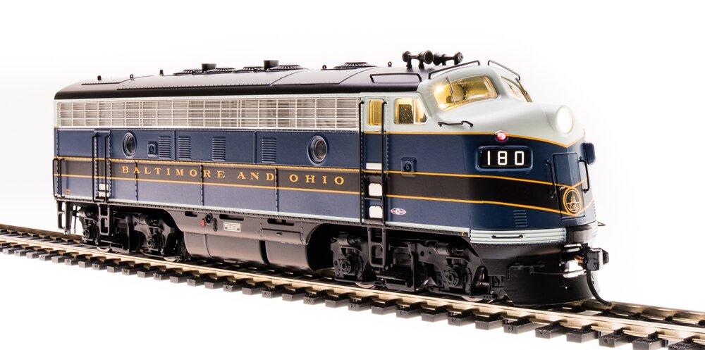 Broadway Limited 4852 HO Baltimore & Ohio F7A Diesel Locomotive Sound/DCC #182A