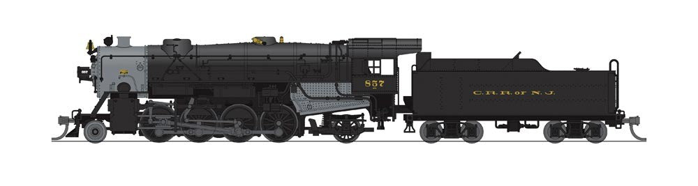 Broadway Limited 5953 N Central New Jersey USRA Heavy Mikado Steam Loco #857