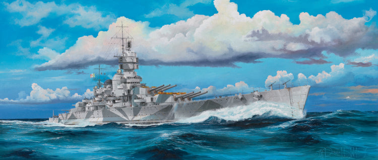 Trumpeter 05320 1:350 RN Vittorio Veneto Battleship Plastic Model Kit