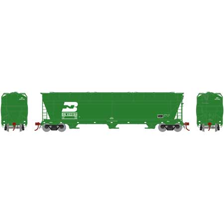 Athearn 6962 N Burlington Northern ACF 4600 3-Bay Centerflow Hopper #453184