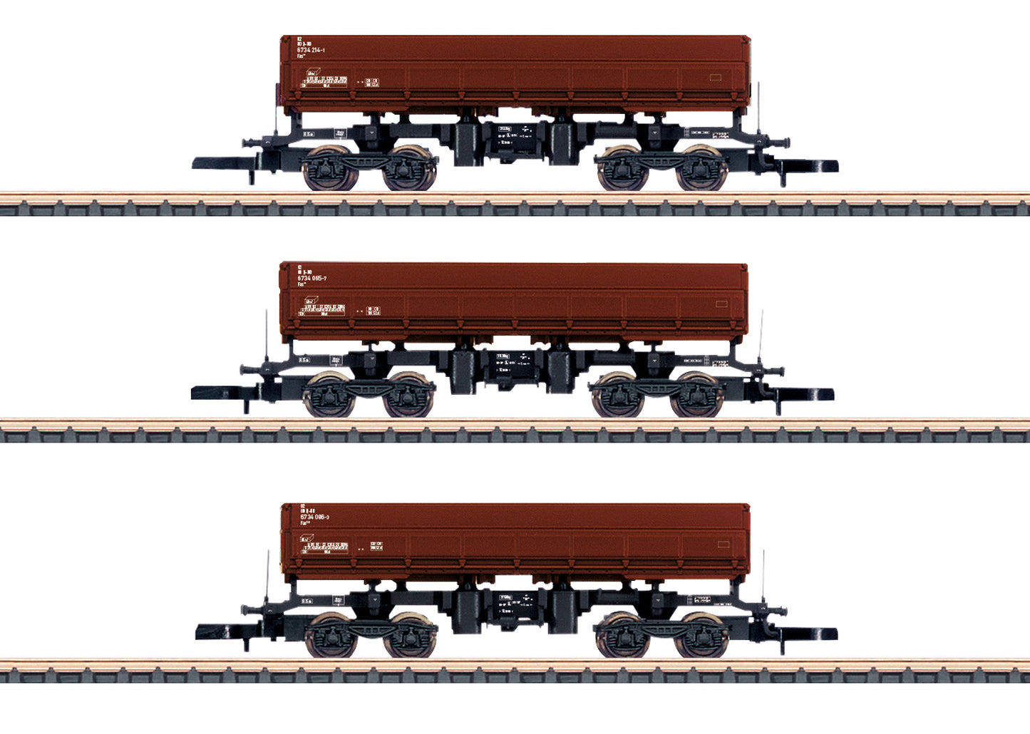 Marklin 82436 Z German Railroad Inc. Type Fas 126 Dump Car Set (Set of 3)