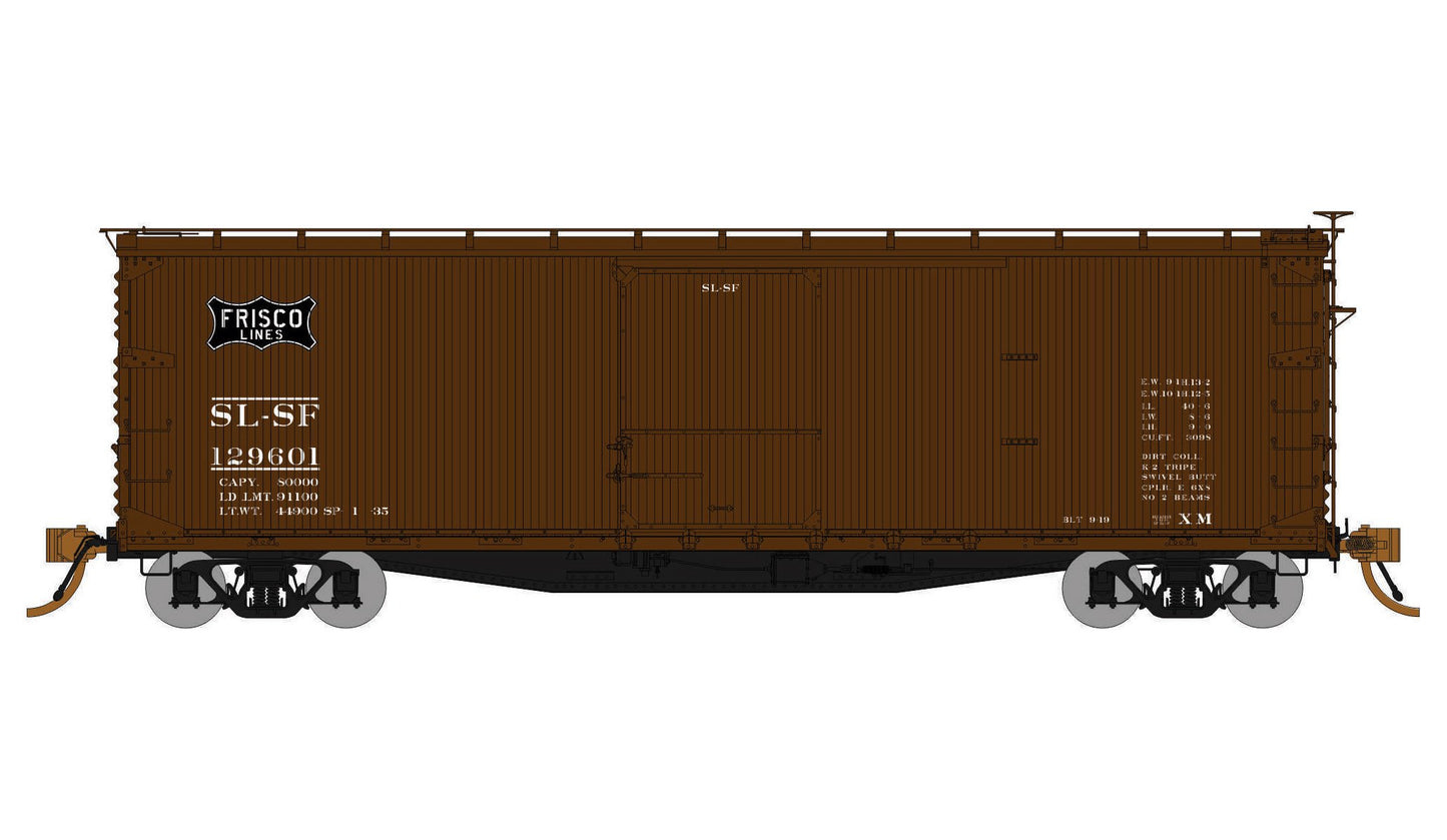 Rapido Trains 130110 HO Frisco 40' USRA Boxcar Set (Set of 4)