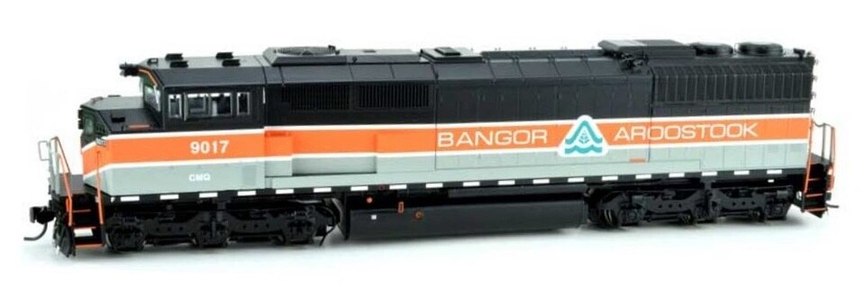 Bowser 24979 HO Bangor & Aroostook GMD SD40 2F Diesel Locomotive #9017