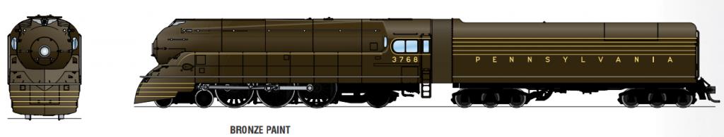 Broadway Limited 4435 HO PRR Streamlined K4 Steam Locomotive Sound