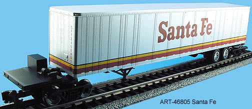 Aristo-Craft 46805-3 ATSF Road Railer System (3-Pack)