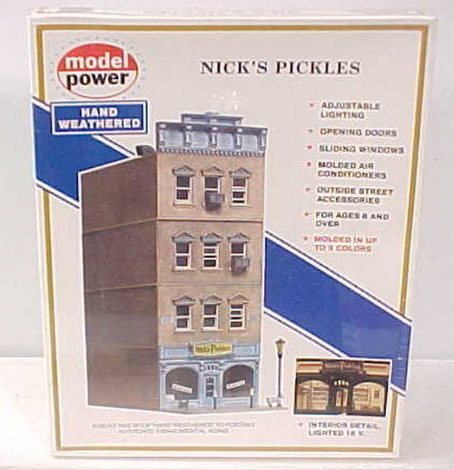 Model Power 471 HO Scale Nick''s Pickles Hand Weathered Building Kit