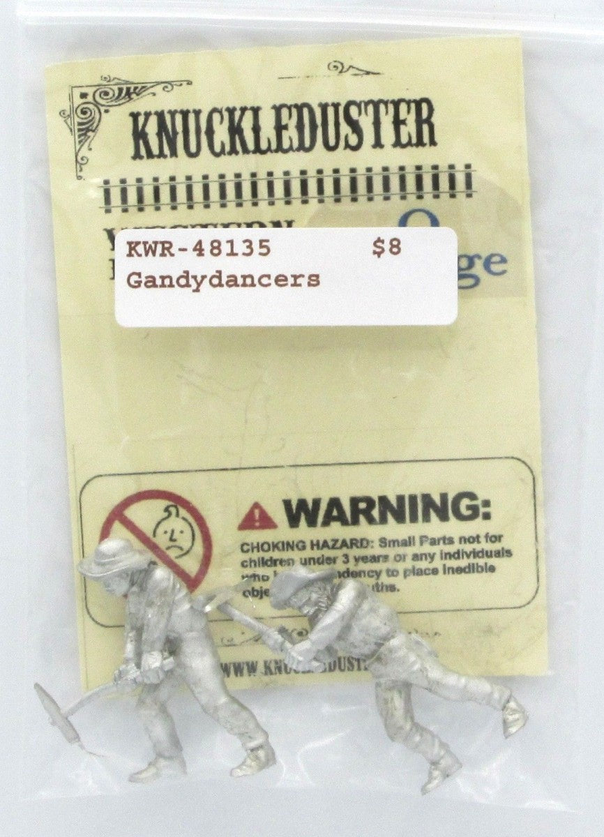 Knuckleduster 48135 O Gandy Dancers Train Track Crew Railroad Workers (Set of 2)