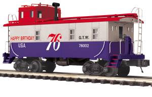 MTH 20-91688 O GTW Bicentennial Premier Steel Caboose Car #76002