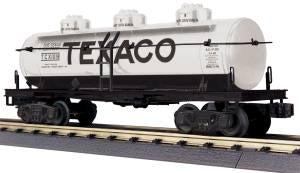 MTH 30-73539 O Texaco RailKing 3-Dome Tank Car #1018