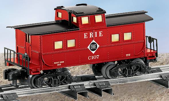 American Flyer 6-48733 S Erie Illuminated Caboose #C107