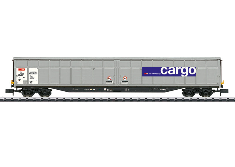 Minitrix 18427 N Swiss Federal Railways High Capacity Sliding Wall Boxcar