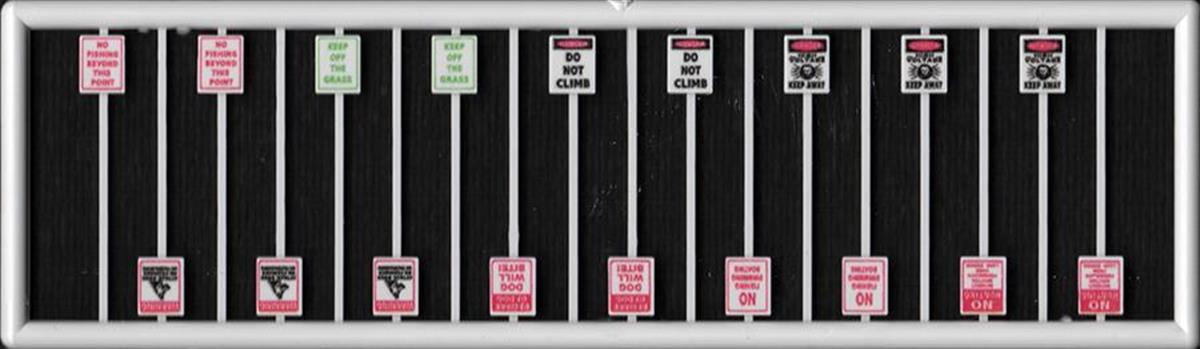 Tichy 2692 N Assorted Warning Signs