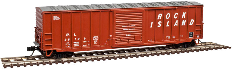 Atlas 50002548 N Rock Island 50' Precision Design Box Cars #36109