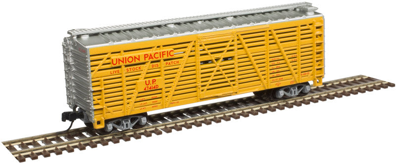 Atlas 50004158 N Union Pacific Trainman 40' Stock Car #47504D