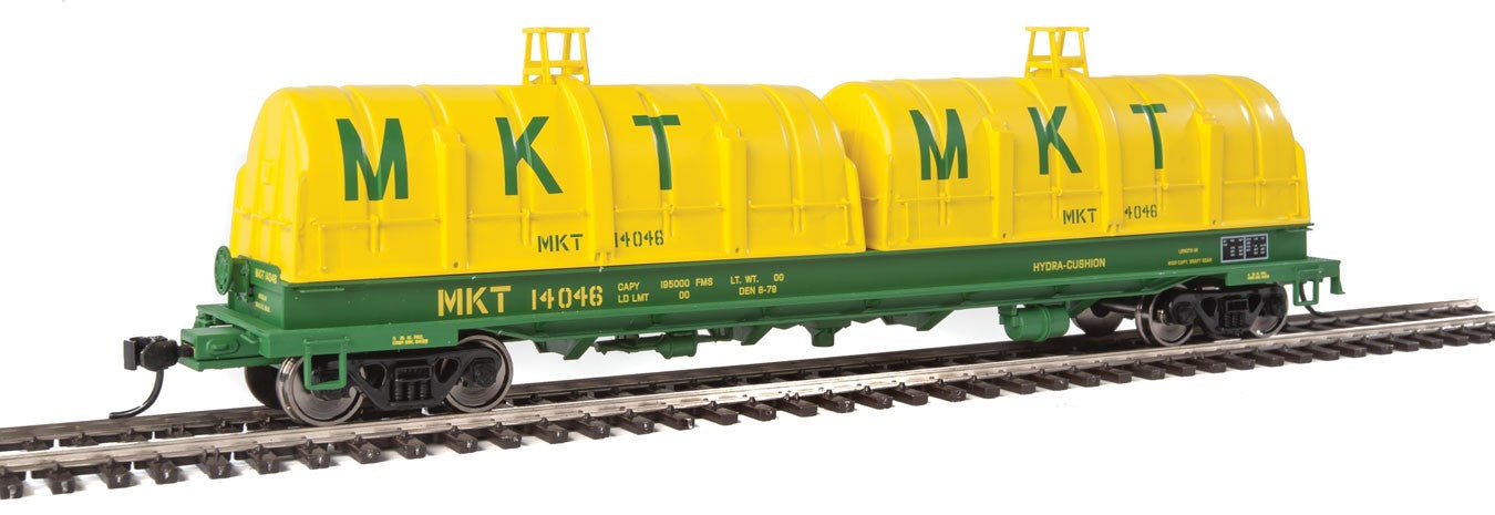 Walthers 920-105231 HO Missouri-Kansas-Texas 50' Evans Cushion Coil Car #14046
