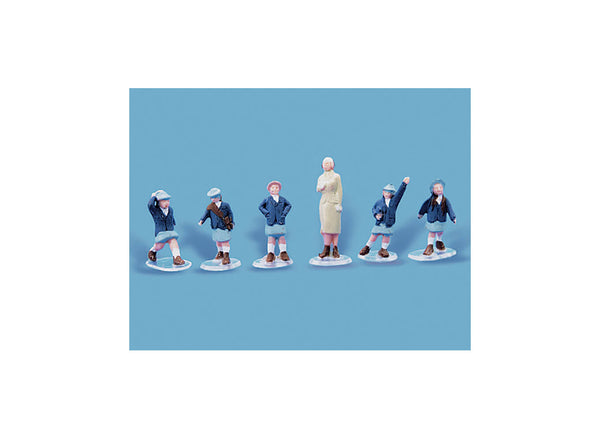 Modelscene 5120 HO School Girls & Mistress Group of Figures (Set of 6)