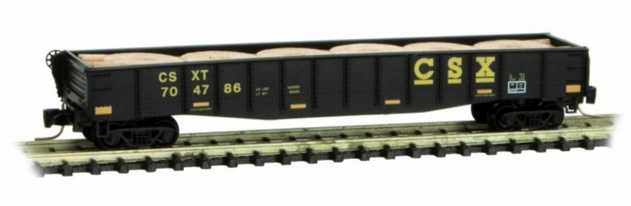 Micro-Trains 52200241 Z CSX 50' Gondola with Fishbelly Side #704786