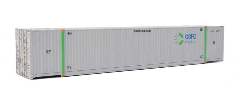 Walthers 949-8540 HO COFC 53' Singamas Corrugated-Side Assembled Container