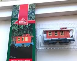 Hallmark 05321 "Christmas Sky Line Collection" Sky Line Caboose Ornament