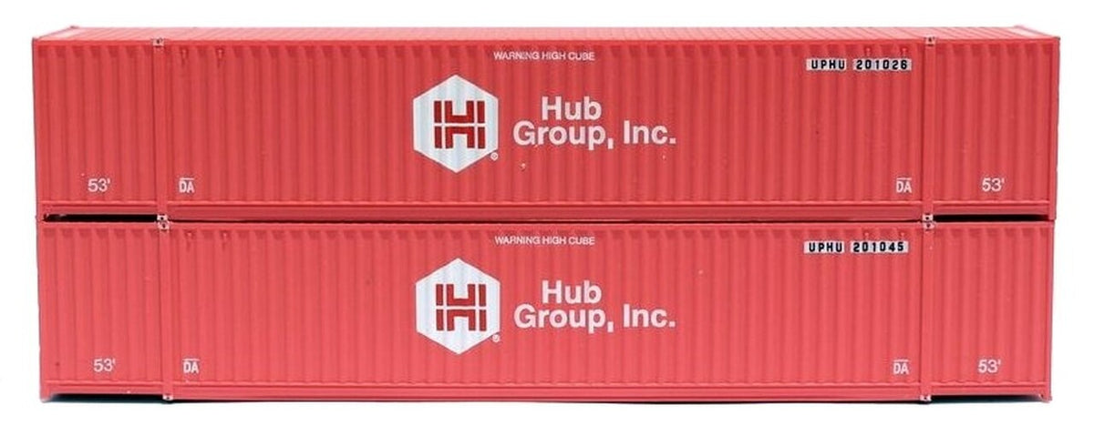 JTC Model Trains 535042 N UPHU HUB 53'' High Cube 6-42-6 Container