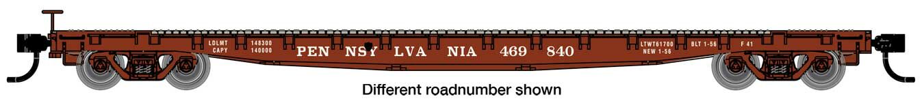 Walthers 910-6623 HO Pennsylvania Railroad 53' GSC Flatcar Ready to Run #469866