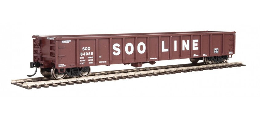 Walthers 910-6229 HO Soo Line 53' Railgon Gondola #64055