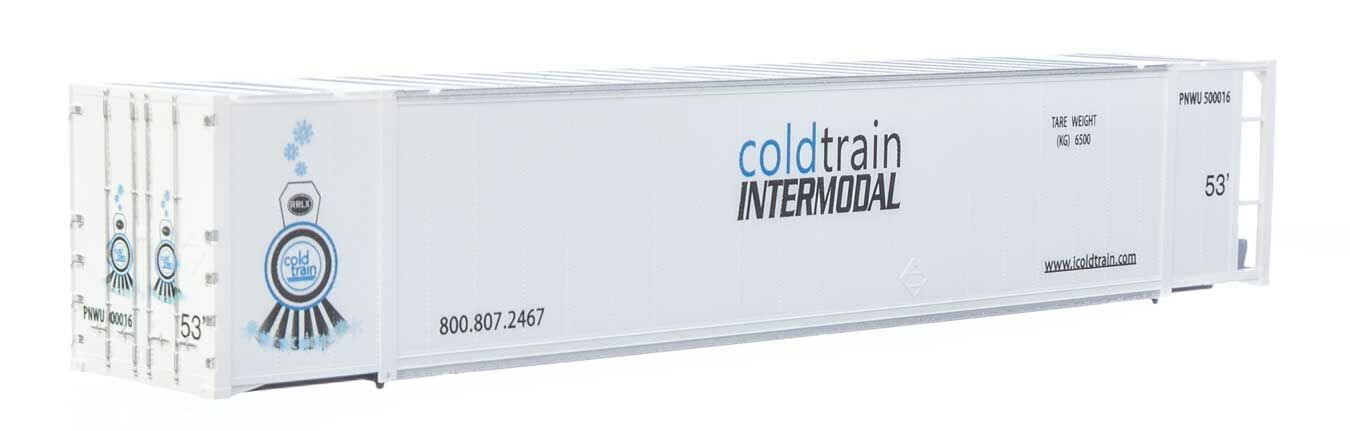 Walthers 949-8704 HO Cool Train 53' Reefer Container Ready to Run